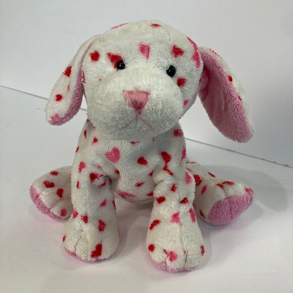 Ganz Webkinz HM131 LOVE PUPPY Hearts Valentine Dog Plush (No Code) - Picture 1 of 9